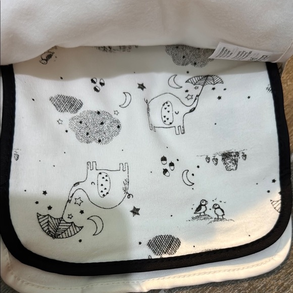 Chick Pea White and Black Bibs Set Adventure Collection - Picture 2 of 5